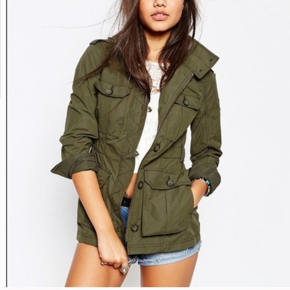 Abercrombie & Fitch Jackets & Blazers - Abercrombie and Fitch Army Green Jacket